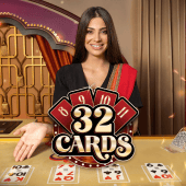 32 Baraha game icon with playing cards artwork