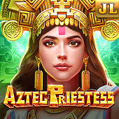 Aztec Priestess game icon with temple artwork