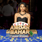 Casino Marina Andar Bahar game icon with card table artwork
