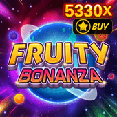 Fruity Bonanza game artwork with fruit symbols
