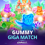 Gummy Giga Match game icon with candy artwork