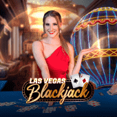 Las Vegas Blackjack game icon with blackjack table artwork
