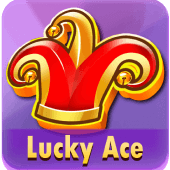 Lucky Ace game artwork with card symbols