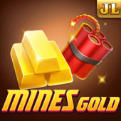 Mines Gold game icon with mine cart artwork