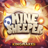 Minesweeper game icon with mine grid artwork