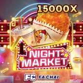 Night Market game icon with street food artwork
