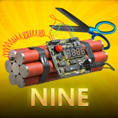 Nine game icon with number nine artwork