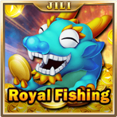 Royal Fishing game icon with crown fish artwork