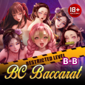 Sexy Blockchain Baccarat B B game icon with baccarat artwork