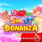 Sweet Bonanza game artwork with candy symbols